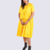 Yellow Jacket One Piece Dress