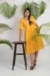 Yellow One-Piece Dress